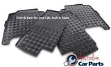 Floor Mats Rubber Front & Rear Set suits Nissan Navara Genuine 2010-14 DC Spain Built