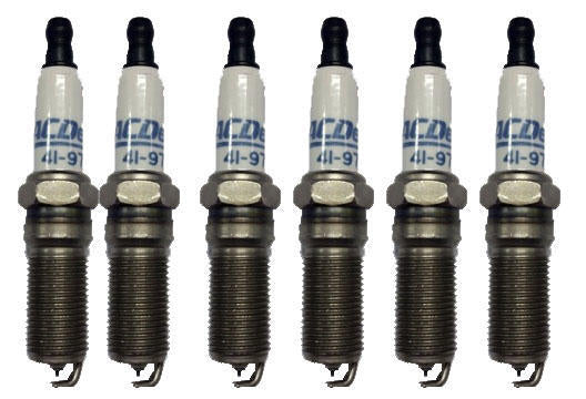 Spark Plugs 6 Pack Acdelco Double Platinum Finewire 41972 Commodore VZ VE 3.6l
