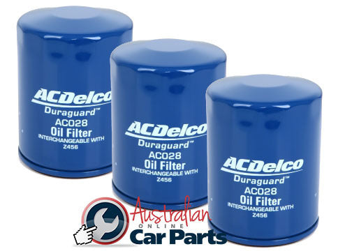 Oil Filter ACDelco Pack Of 3 suitable for Mitsubishi 380 ASX LANCER MAGNA MIRAGE COLT Z456