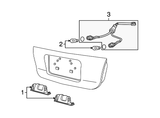 Licence Plate Lamp Set suits Holden Sedan Executive VX Commodore Pontiac GTO 92143292 Genuine
