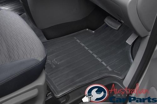 Hyundai iMax iLoad Floor Mats Rubber FRONT & REAR SET New Genuine 2008-2014
