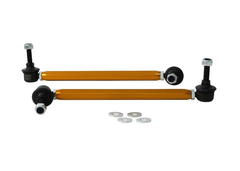 Sway Bar Link Kit Heavy Duty Adj Steel Ball Whiteline KLC163