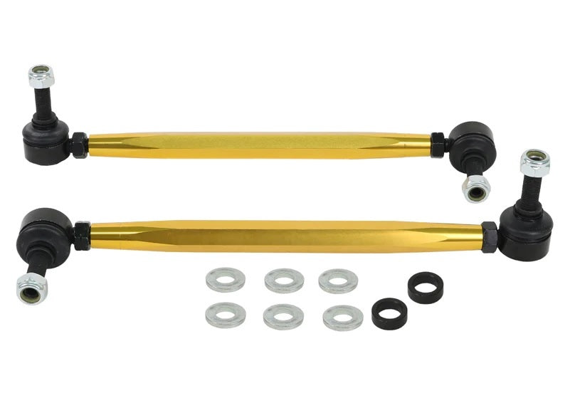 Sway Bar Link Kit Heavy Duty Adj Steel Ball Whiteline KLC167A