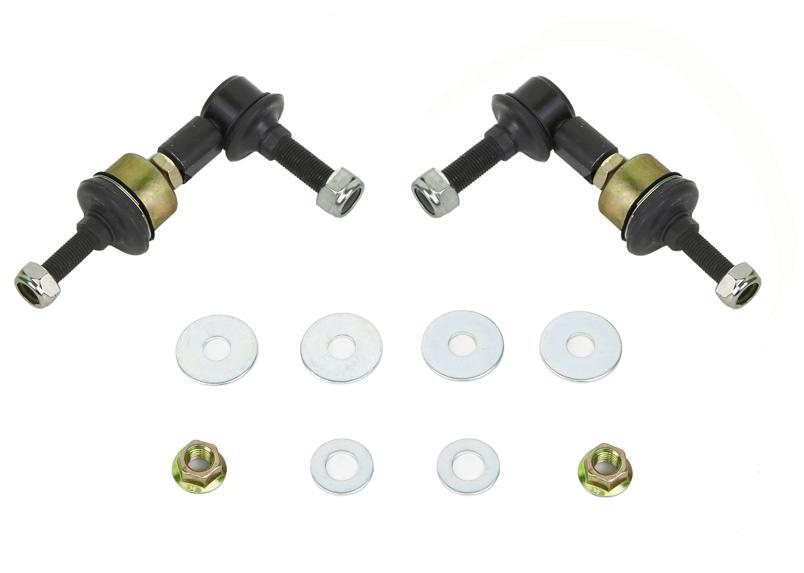 Sway Bar Link Kit Heavy Duty Adj Steel Ball Whiteline KLC185