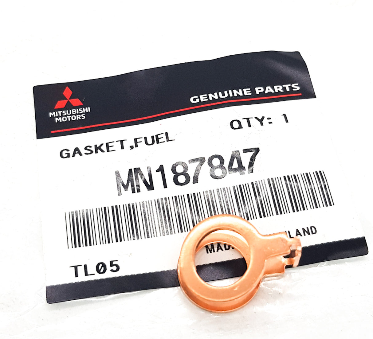 Gasket - Fuel Line (Copper) MN187847 for Mitsubishi