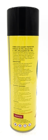 Cobra Cote Black Aqua automotive Vinyl Protection Anti Static NEW Large 350G Aerosol King Size