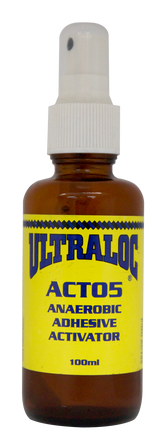 Ultraloc Anaerobic Adhesive Activator Solvent Based Activator Primer ACT05 - On Part Life up to 30 Days 100ml