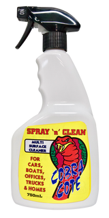 Cobra Cote Spray n' Clean All Purpose Surface Cleaner Anti Bacterial surface spray 3 Pack x 750ml