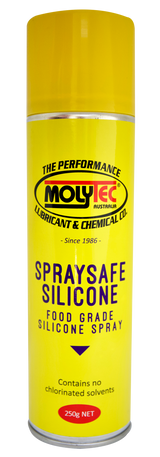 Molytec Spray Safe Silicone  Colourless, Odourless Protective Coating 250g Aerosol