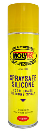 Molytec Spray Safe Silicone  Colourless, Odourless Protective Coating 250g Aerosol
