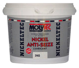 Molytec Nickeltec Anti-Seize Nickel based Anti-Seize Compound 2kg Tub, Protects parts from Corrosion, Gailing & Seizing