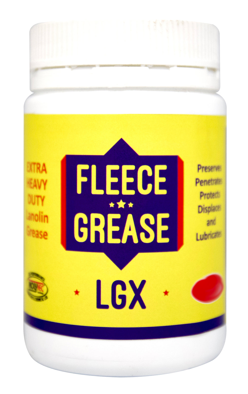 Molytec Fleece Grease LGX  Thick & Tacky, Lanolin Grease with High Load Capabilities 4L Tub