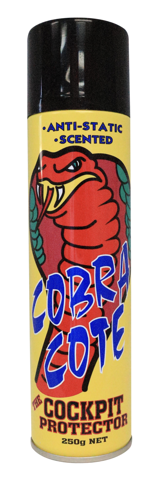 Cobra Cote Black Aqua automotive Vinyl Protection Anti Static Formula 250G Aerosol
