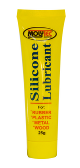 Molytec Silicone Lubricant Protectant For Rubber & Metals 25g Tube