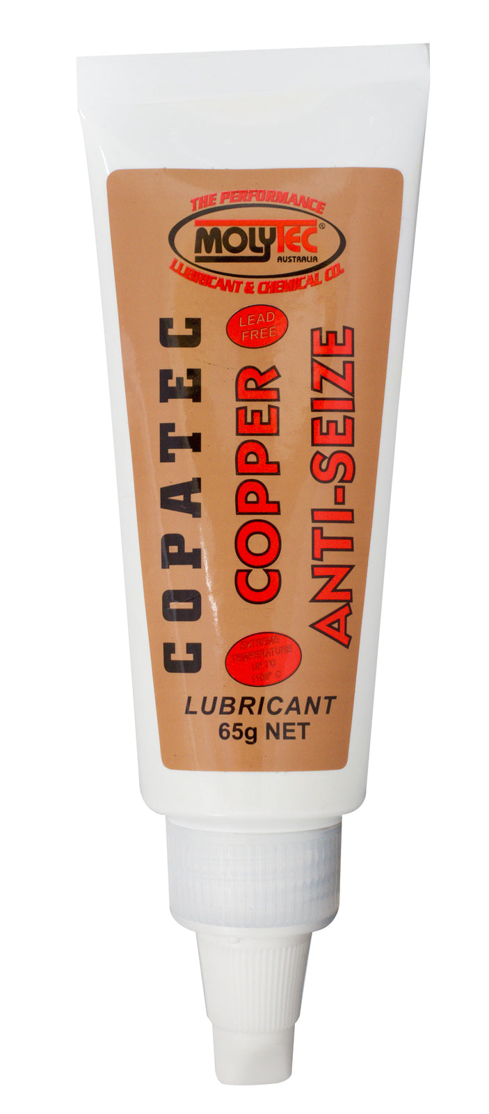 Molytec Copatec Anti-Seize Copper based Anti-Seize Compound, Protects parts from Corrosion, Gailing & Seizing 65g Tube