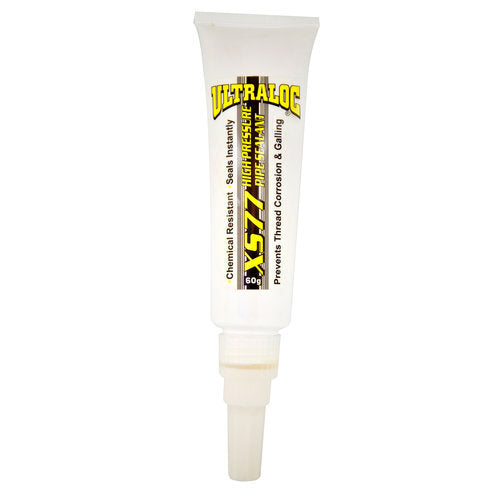 Ultraloc Pipe Sealant - High Pressure Yellow - High Pressure Anaerobic Pipe Sealant - High Strength 250ml Tube