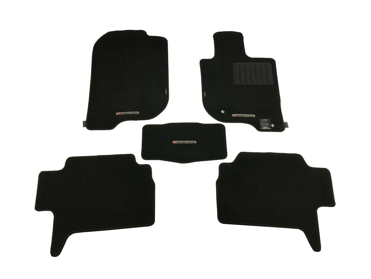 Floor carpet Mat Set 5 Seater Front & Rear suitable for Mitsubishi Challenger PB New Genuine