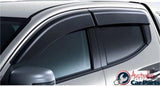 Weather shields  for Mitsubishi Triton MQ 2016- set of 4 Dual cab MZ330748 Genuine New
