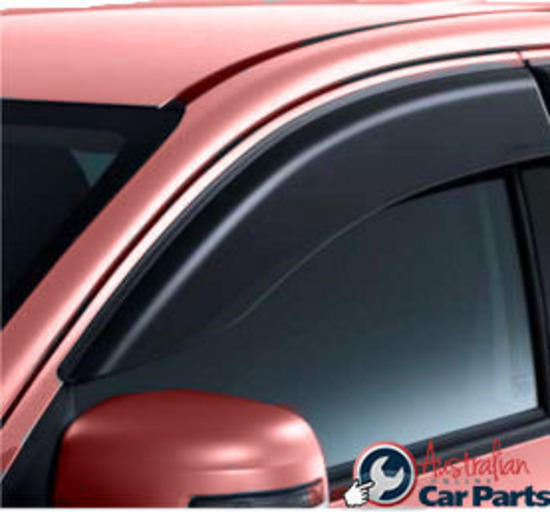 Weather shields suitable for Mitsubishi Triton MQ 2016- set of 2 Club cab Genuine New