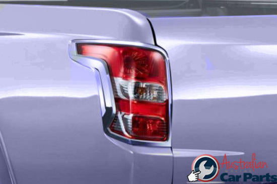 Rear Chrome Tail Lamp Garnish suitable for Mitsubishi Triton MQ 2016- Genuine New