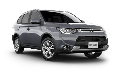 Rubber Mats ZJ Front Rear suitable for Mitsubishi Outlander 2012-2015 Auto Genuine New