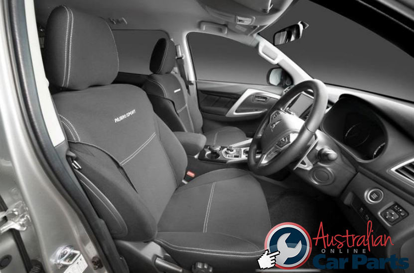 Seat covers Front & Rear set Neoprene suitable for Mitsubishi Pajero Sport QE Genuine 2016-