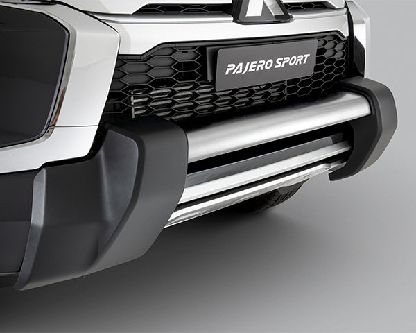 Nudge Bar Stainless Steel-Blac MZ350665 for Mitsubishi
