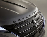 Hood Emblem  Black MZ553018EX for Mitsubishi