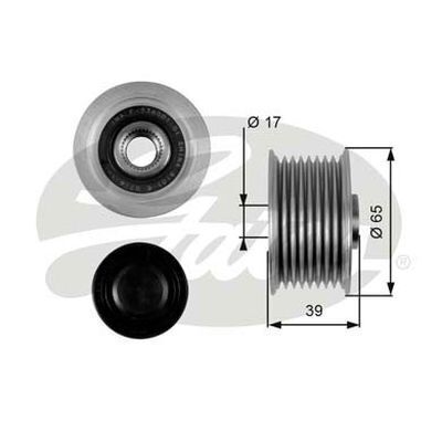 Pulley - Alternator Overrunning Clutch  Gates OAP7056