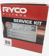 Oil Air Fuel Ryco Filter service Kit for Holden Commodore VT VX VY 3.6L V6 1997-2004