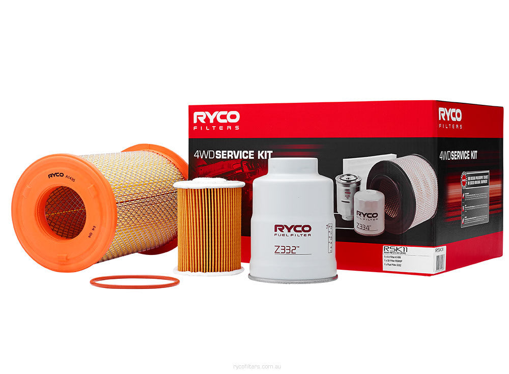Service Filter Kit RSK11 Ryco For Nissan Navara 3.0LTD ZD30 D22 Ute TD