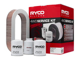 Oil Air Fuel Filter Service Kit Ryco for NISSAN PATROL TY61,GU,Y61 Diesel 4.2L RSK13