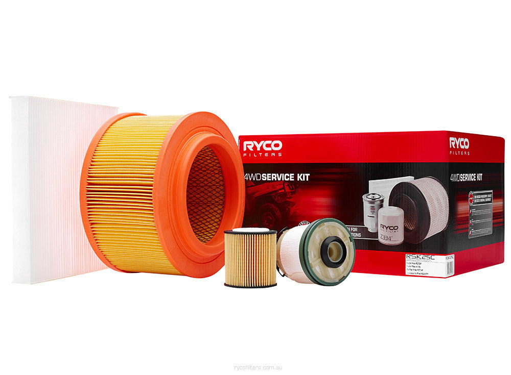 Service Filter Kit RSK25C Ryco For Ford Ranger 3.2LTD P5 AT PX Ute TDd ...