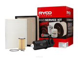 Oil Air Fuel Cabin Filter Service Kit Ryco RSK27C for VW Amarok 2.0L Diesel