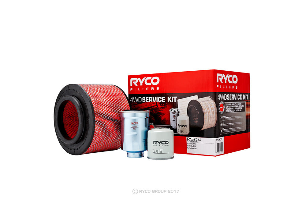 Service Filter Kit RSK4 Ryco For Ford Ranger 3.0LTD WEAT PK Cab Chassis TDdi