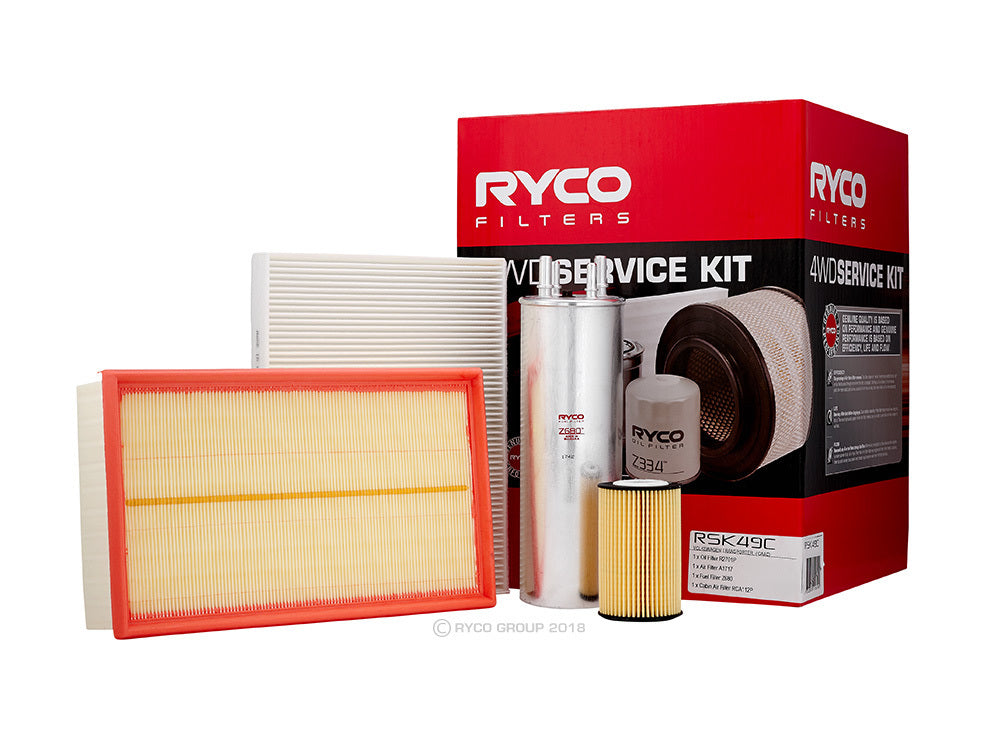 Service Filter Kit RSK49C Ryco For Volkswagen Transporter 2.0LTD CCHA,CAAC 7HA  7HH  7EA  7EH Van TDI
