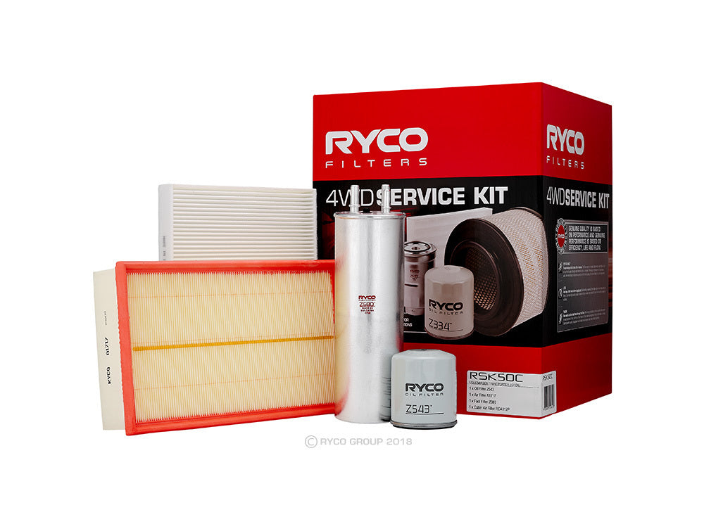 Service Filter Kit RSK50C Ryco For Volkswagen Transporter 2.0LTD CFCA SFD  SFE  SFL  SFZ Cab Chassis TDI