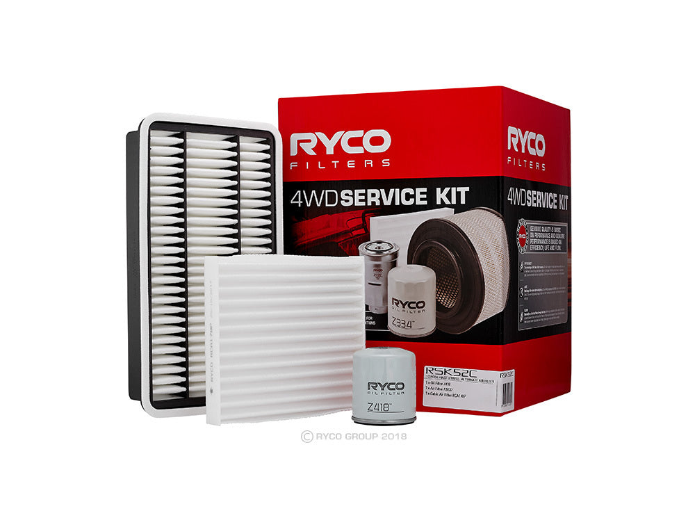 Service Filter Kit RSK52C Ryco For Toyota HiAce/Commuter 2.7LTP 2TR FE TRH223 Wagon