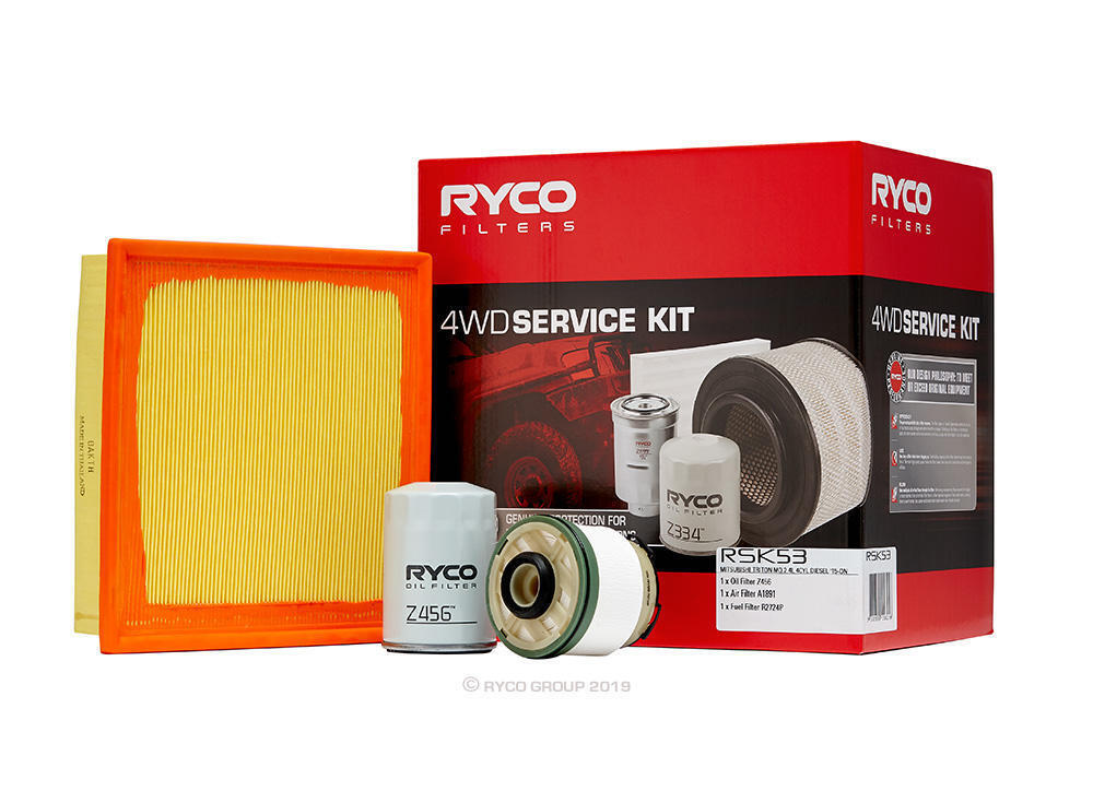 Service Filter Kit RSK53 Ryco For Mitsubishi Triton 2.4LTD 4N15 MQ Ute DID