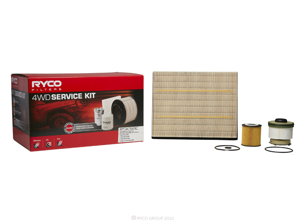 Service Filter Kit RYCO for MAZDA BT50 FORD Ranger PX Everest UA 2.2l 3.2l RSK58C