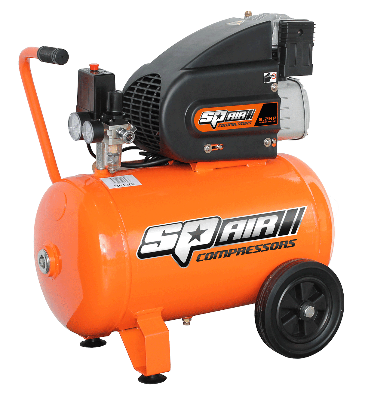 SP Tools 2HP Direct Drive Portable Air Compressor 36LTR TANK SP11-40X