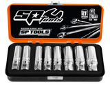 SP Tools  8 Piece 3/8 Square Drive Magnetic Spark Plug Socket Set SP20290