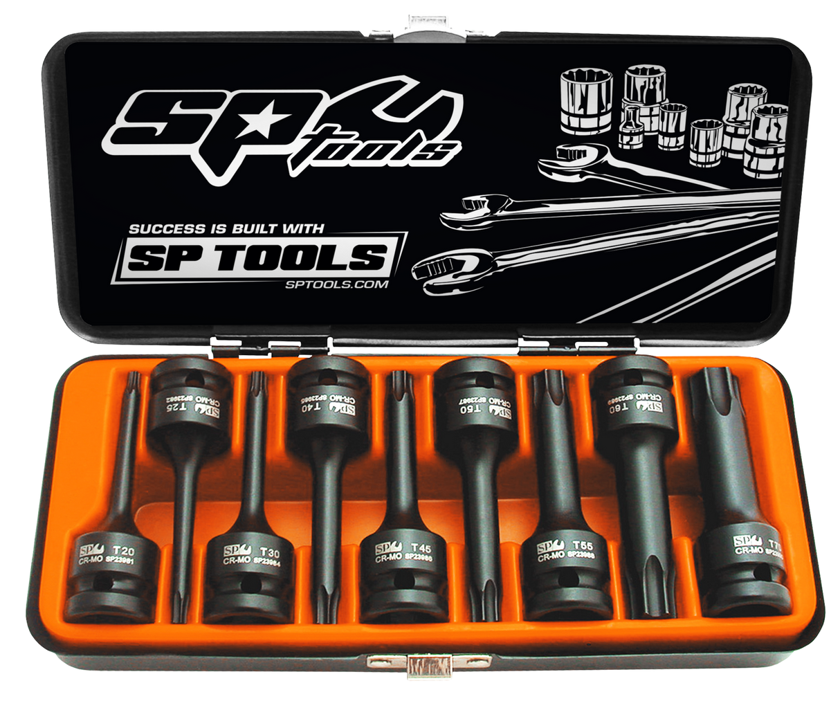 SP Tools Socket Set Impact 1/2 Drive Torx 9 PieceP20380