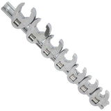 SP Tools Flare Crowfoot Nut Wrench rail 3/8" Drive SAE 7 Piece SP20594