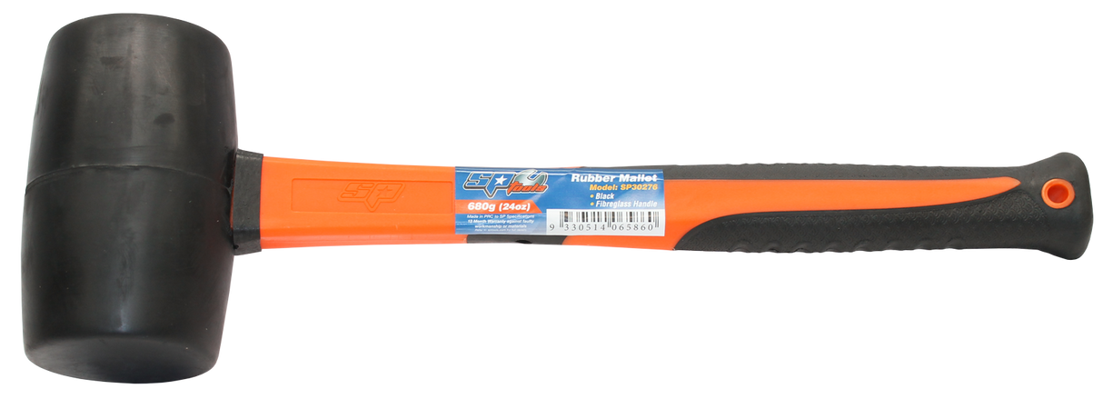 SP Tools Hammer Rubber Mallet Black 680g (24oz) SP30276
