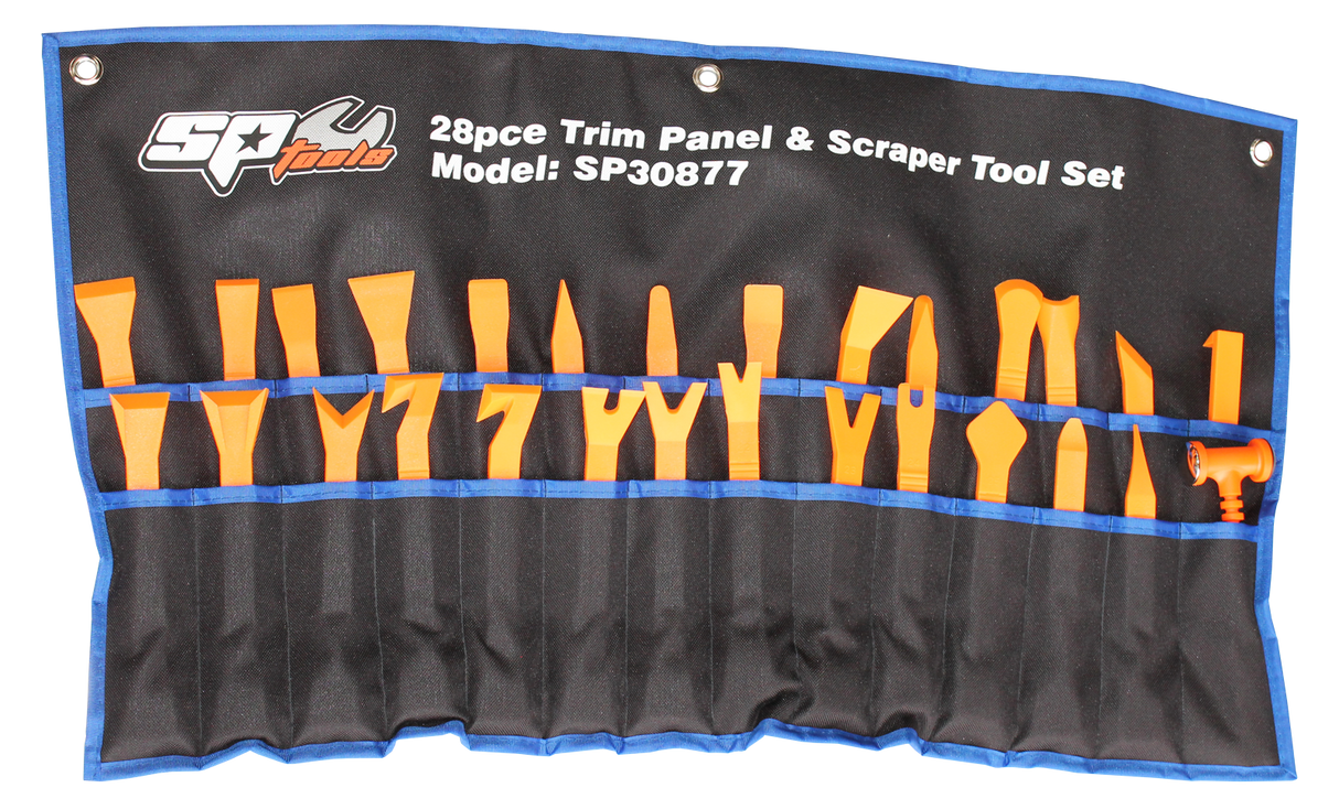 Hammer| Panel & Scraper 28 Piece SP Tools SP30877 Body & Interior Hammer Removal Tool Set