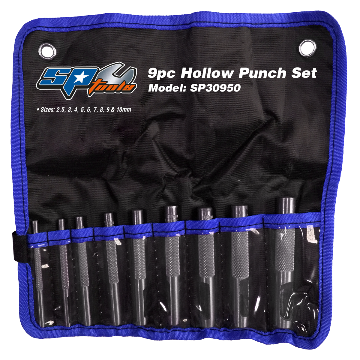 SP Tools Punch Hollow  9 PieceSet SP30950