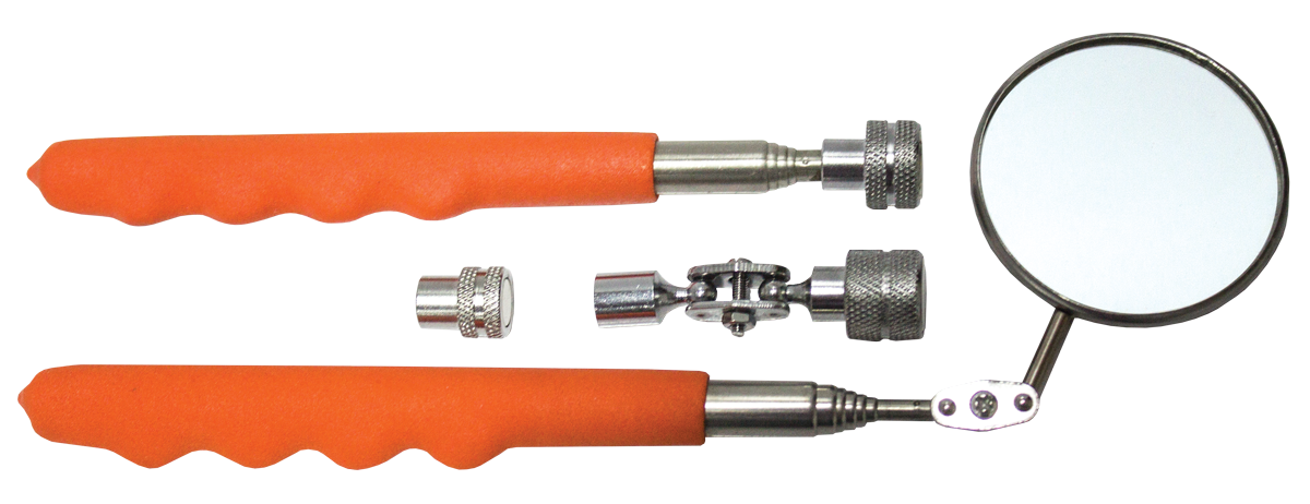 SP Tools Inspection Mirror and Pick up Tools Set 4 Piece SP31490