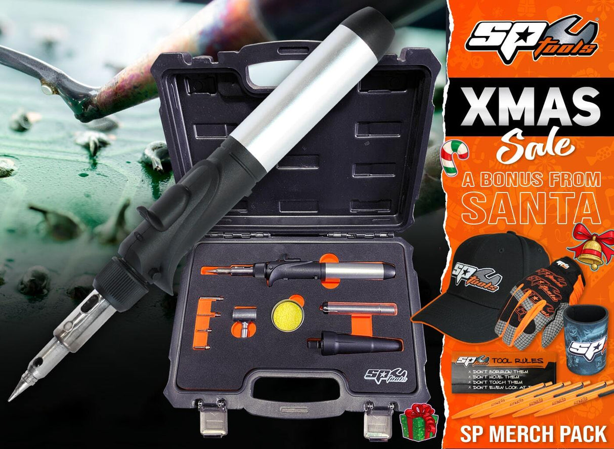 SP Tools Self-Igniting Professional Gas Soldering/Torch Kit With Heat Shrink Function SP32290