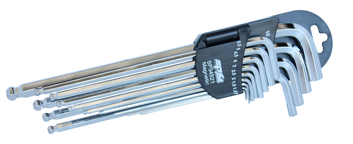 SP Tools key Set Magnetic 13 Piece Metric Ball Drive Hex SP34521